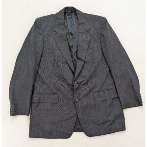 Vintage Men's Blazer Jacket Sport Coat Size 42R Gray Plaid Despos